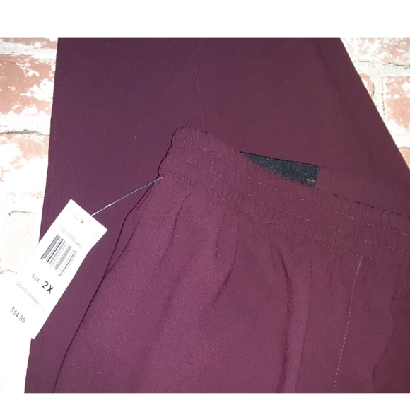 Gibson Latimer Song Sparrow Pull-On Jogger Pants - Maroon - Picture 4 of 16